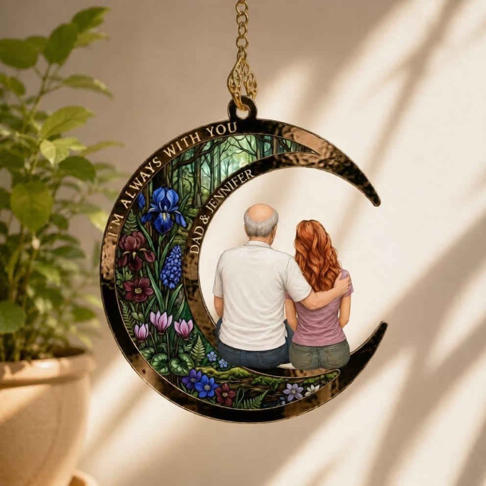 Personalized Always With You Memorial Suncatcher