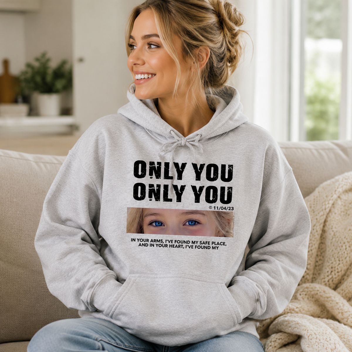 Personalized ONLY YOU Photo Custom Hoodie Gift