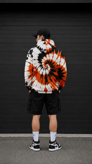 Halloween Tie Dye Hoodie