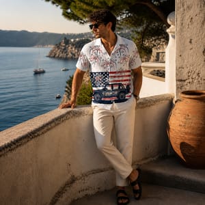 American Pride Jeep Hawaiian Shirt For Independence Day
