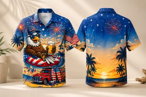 Proud To Be American Hawaiian Shirt For Independence Day