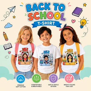 Back to School Kids T-Shirt – Personalized Music & Art School Shirt