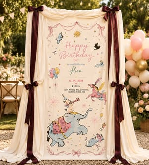Personalized Birthday "Little Star" Banner