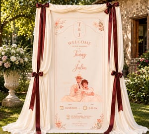 Romantic "Soft Moments" Wedding Sign