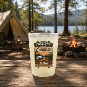 Custom Party Cups - Personalized Birthday Camping Gifts For Campers - Camp More Live More