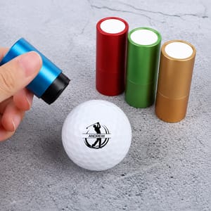 Personalized Golf Ball Stamp Box, Personalized Golf Stamps, Gift for Golfer, Golf Ball Marker