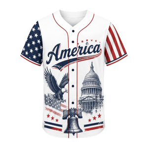 250 Years We The People Baseball Jersey, USA 1776-2026 Patriotic Anniversary Shirt XL