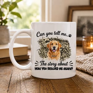 How You Rescued Me Again Dog Coffee Mug