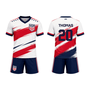 Custom Kids Name and Number 2026 USA Soccer Jersey Set For Kid, Sport Lovers