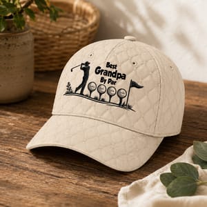 Custom Hat, All Over Print Classic Cap - Personalized Birthday Golf Gifts For Dad, Grandpa - Golf Days With Dad