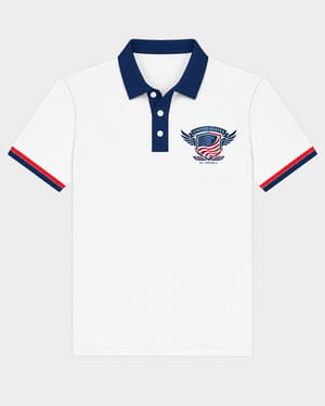 USA 250Th Anniversary Polo Shirt USA Flag Golf Shirts Semiquincentennial Apparel