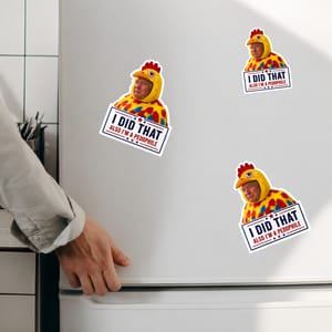 Trump I Did That Stickers | Funny Trump Sticker | Anti-Trump Meme Sticker