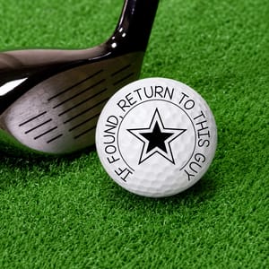 If Found, Return To This Guy Funny Gift For Golfers - Personalized Golf Ball