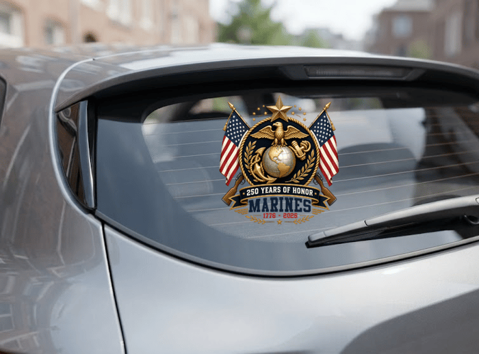 Us Marines 250th Anniversary - Decal