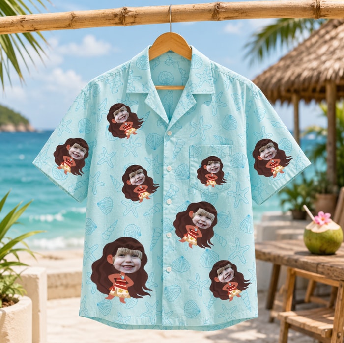 Personalized "Island Princess" Aloha Shirt