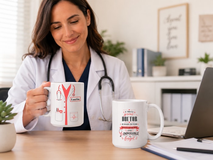 A Truly Great Doctor Is Hard To Find, Personalized Custom Coffee Mug, Gift For Doctors