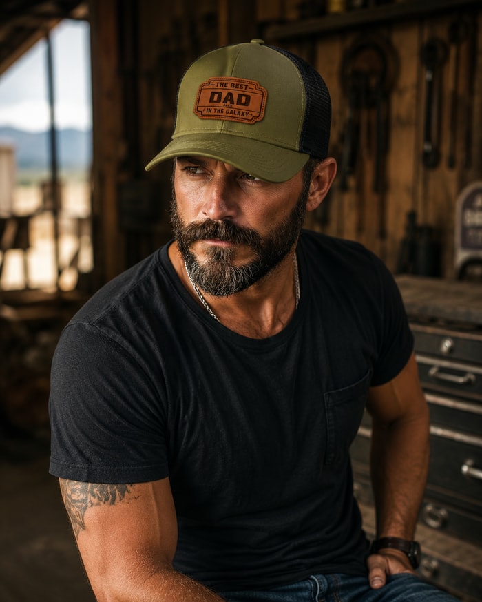 The Best Dad In The Galaxy - Personalized Cap