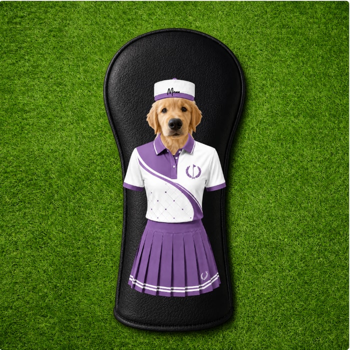 Personalized Father'S Day Gifts,Custom Pet Photo Golf Head Cover, Golf Club Cover - Gift For Dog Cat Dad, Golf Lovers