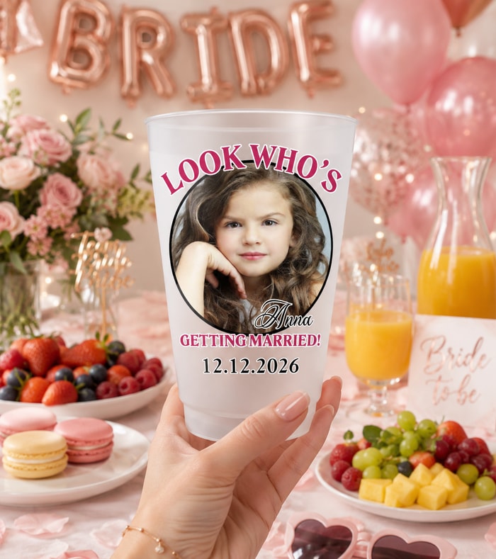 Make Your Celebration Stand Out With Custom Photo Frosted Cups