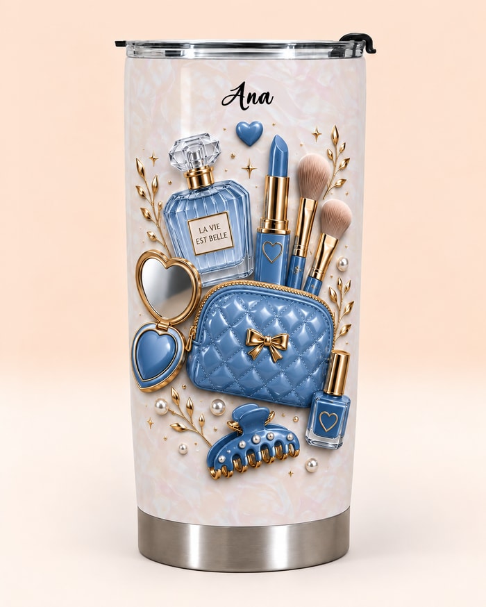 Hair Stylist Life Is Beautiful, Stainless Steel Tumbler, Gift For Hairdressers