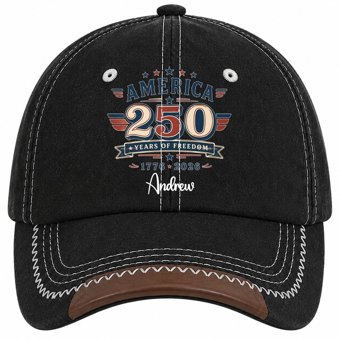 America 250 Years Of Freedom Cap – Usa 250th Anniversary Patriotic Hat