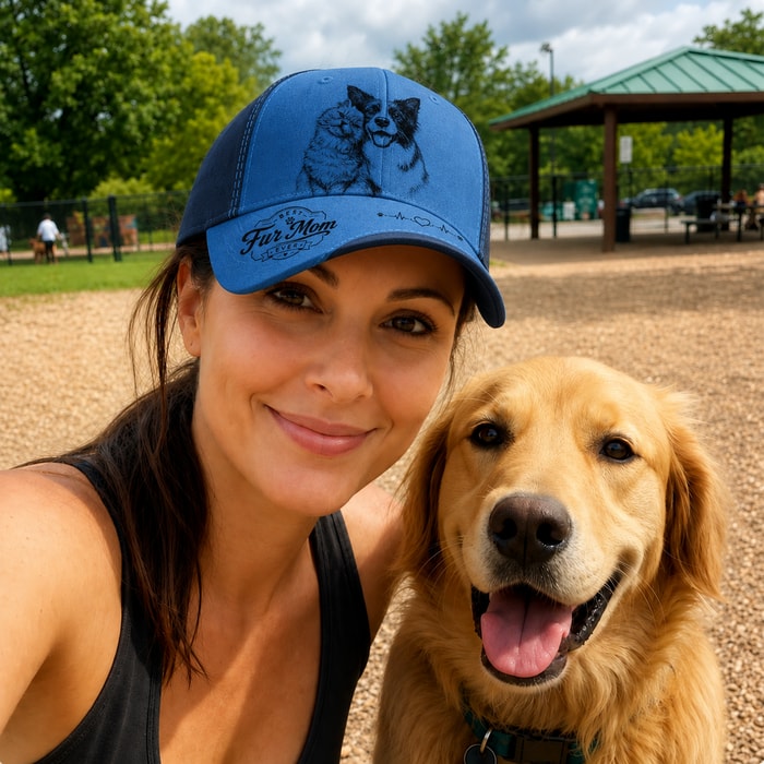 Custom Photo Cap - Personalized Birthday Gifts For Dog Cat Lovers, Dog Dad And Mom, Cat Owners - Furry Smiles On Repeat
