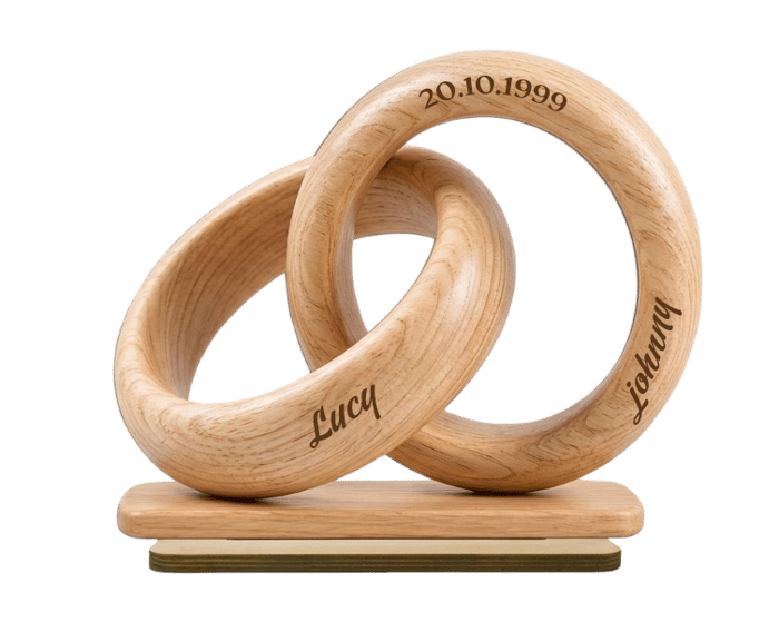 Custom 2-Layer Wooden Plaque, Romantic Heart Keepsake For Him, Her & Couple Living Room Display